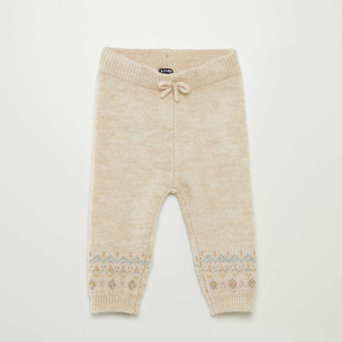 Legging en jacquard + chaussettes