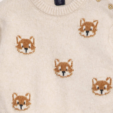 Pull en maille tricot 'animaux'