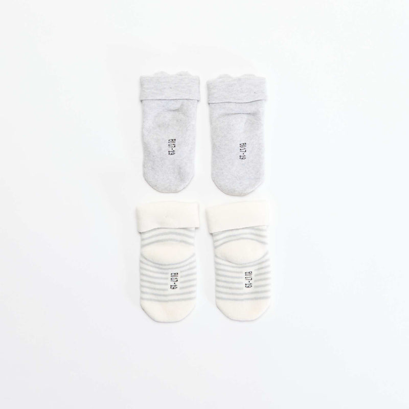 Lot de 2 paires de chaussettes naissances