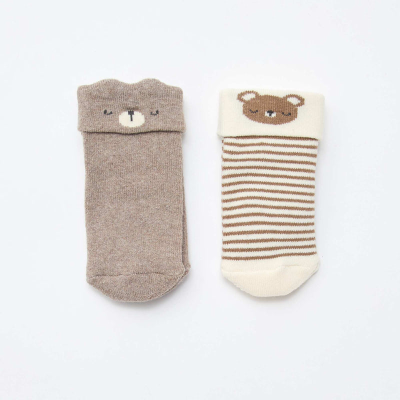 Lot de 2 paires de chaussettes naissances