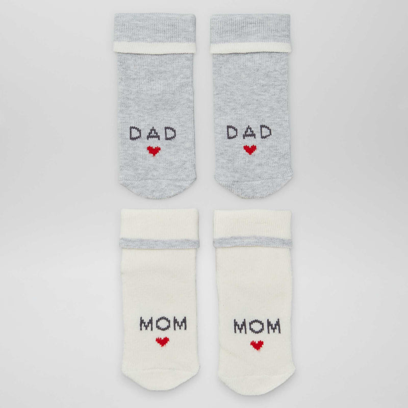 Lot de 2 paires de chaussettes naissances