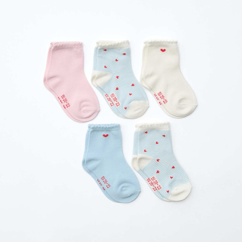 Lot de 5 paires de chaussettes en maille stretch