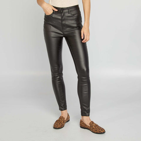 Pantalon en simili