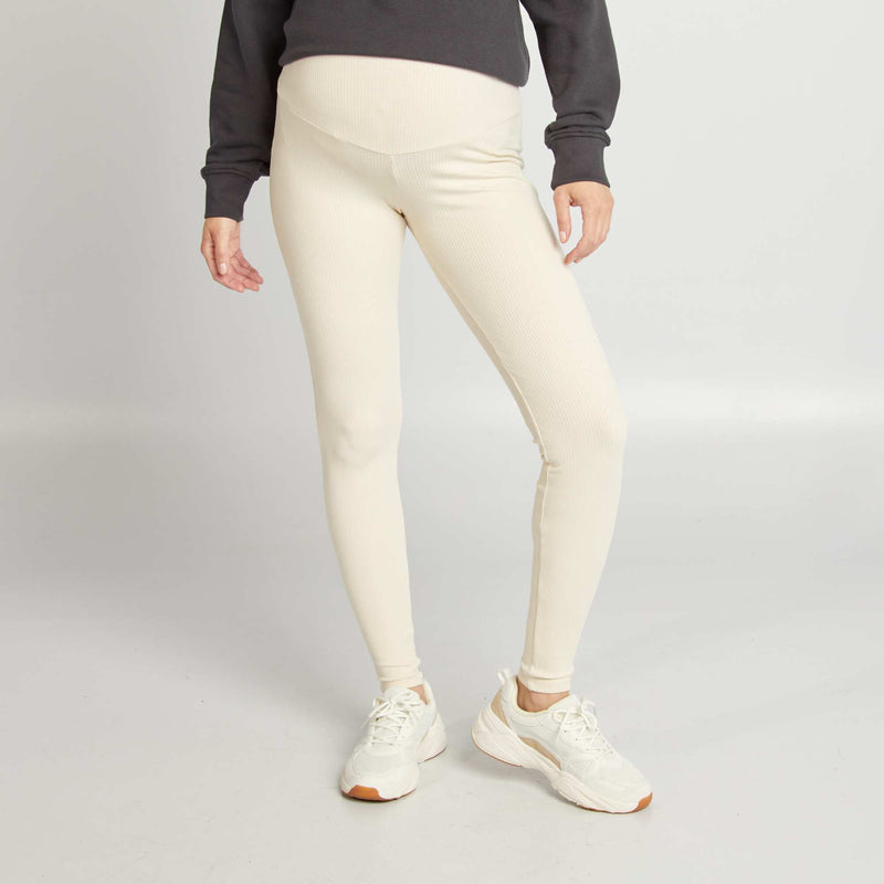 Legging côtelé de maternité
