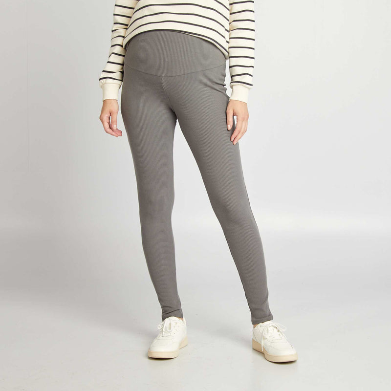 Legging côtelé de maternité