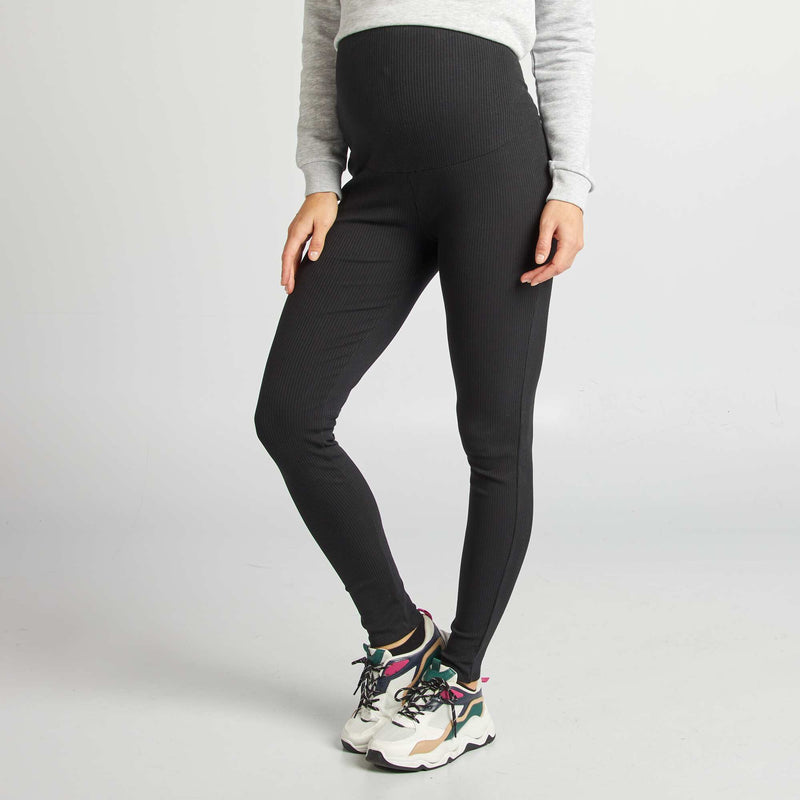 Legging côtelé de maternité