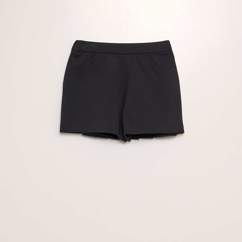 Jupe short plissée en jersey