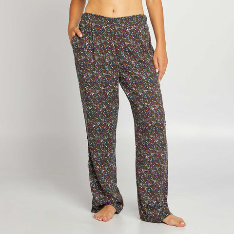 Pantalon de pyjama fleuri