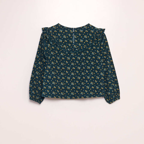 Blouse en velours côtelé