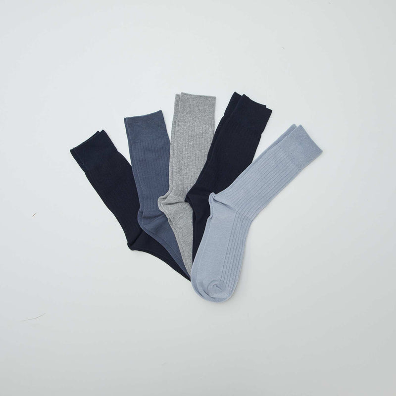 Bleu/gris