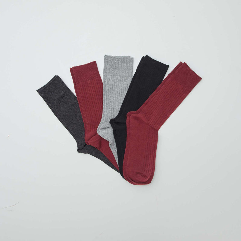 Gris/rouge