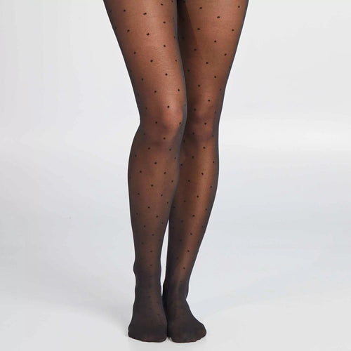 Collants plumetis à pois - 30D