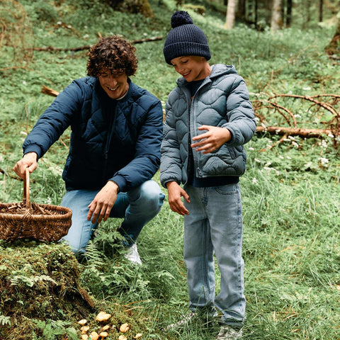 Doudoune quiltée à capuche