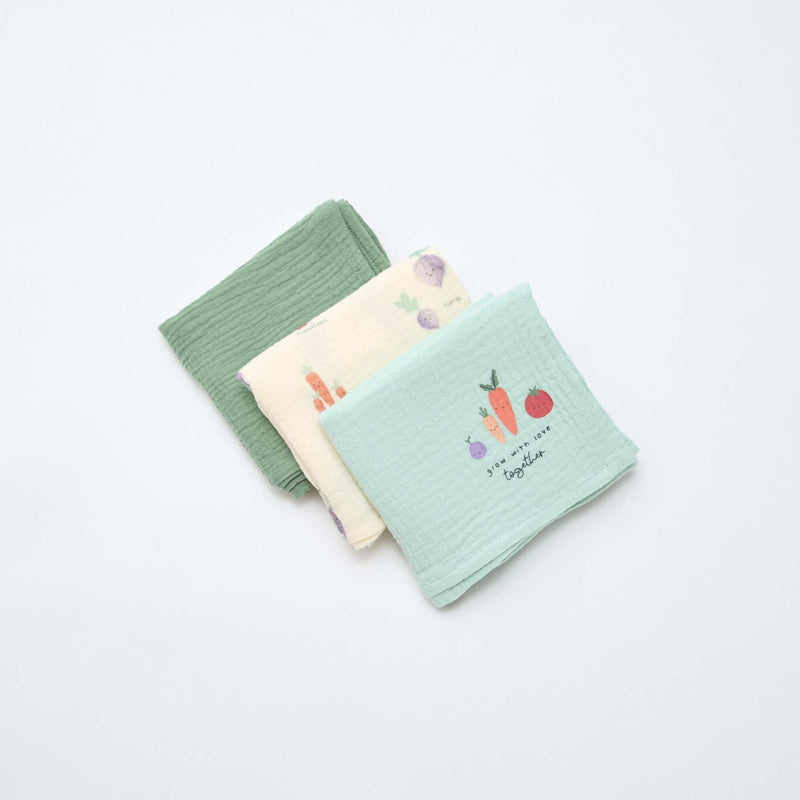 Lot de 3 langes
