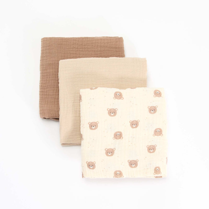 Lot de 3 langes