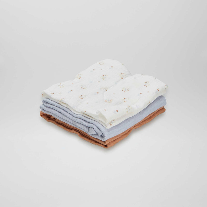 Lot de 3 langes