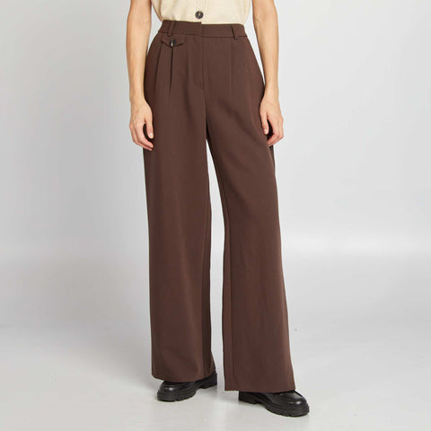 Pantalon tailleur large