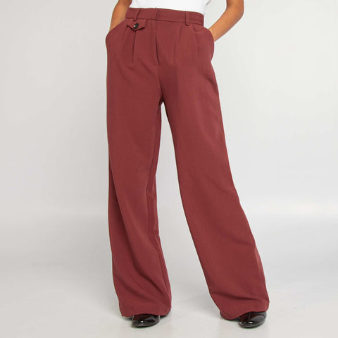 Pantalon tailleur large