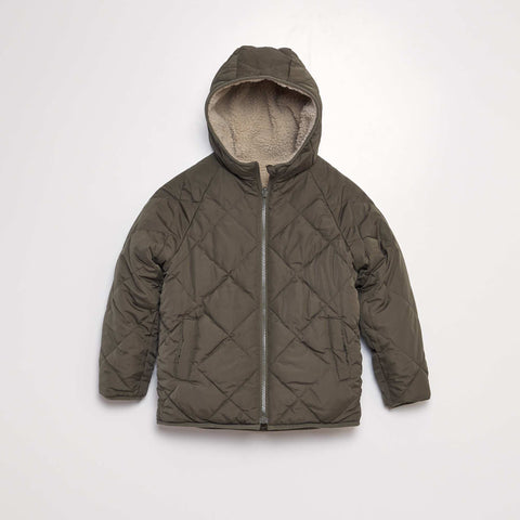 Blouson réversible en sherpa