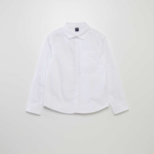 Chemise manches longues oxford