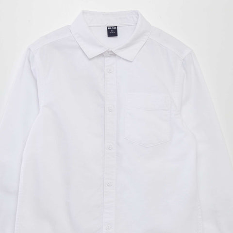 Chemise manches longues oxford