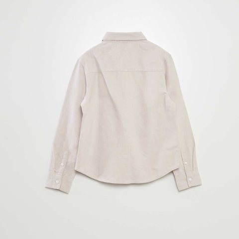 Chemise manches longues oxford