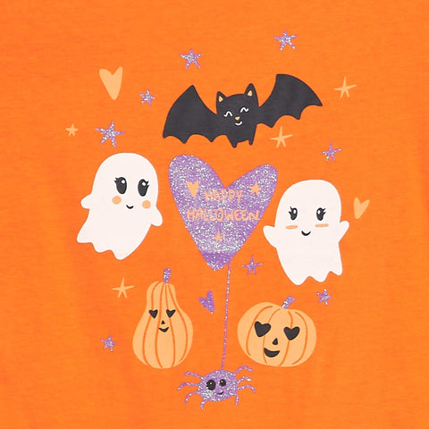 T-shirt 'halloween' manches courtes