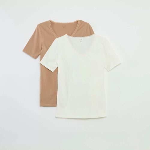 Lot de 2 t-shirts sous-vêtements