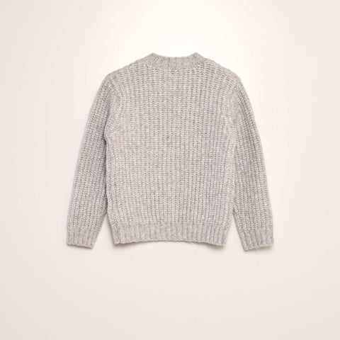 Pull en maille grosse jauge