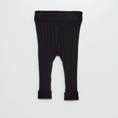 Legging côtelé + chaussettes