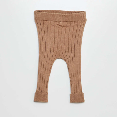 Legging côtelé + chaussettes