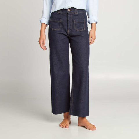 Pantalon denim wide leg - L28