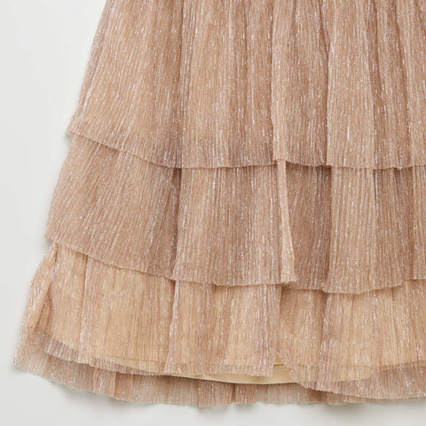 Jupe en tulle avec fils brillants