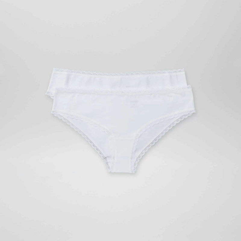 Lot de 2 shorties coton