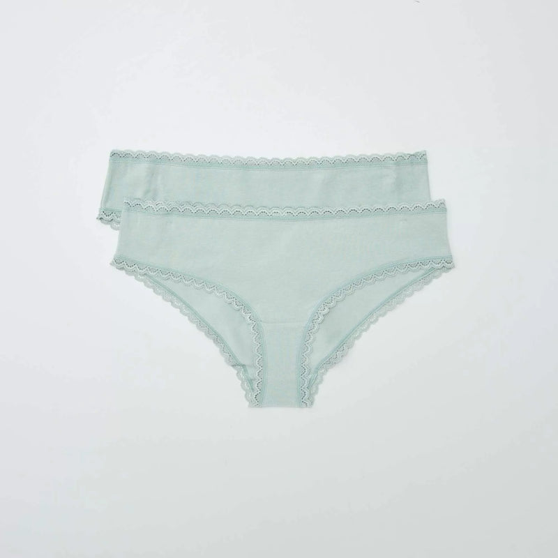 Lot de 2 shorties coton