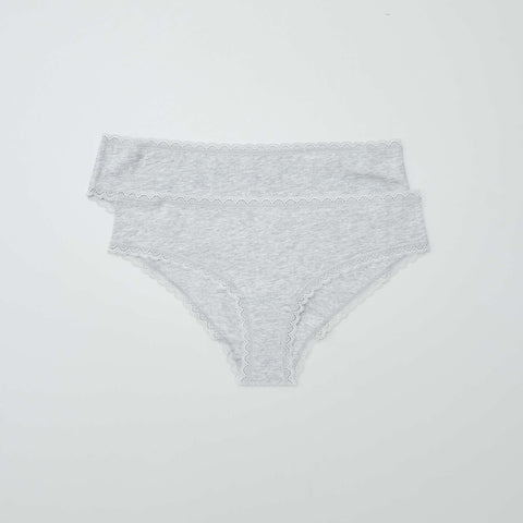 Lot de 2 shorties coton