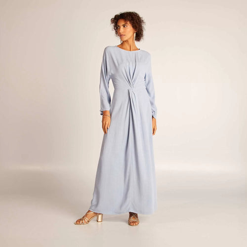 Robe longue manches longues