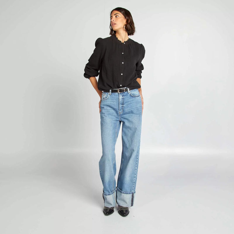 Chemisier en gaze de coton