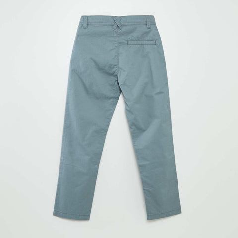 Pantalon chino droit uni