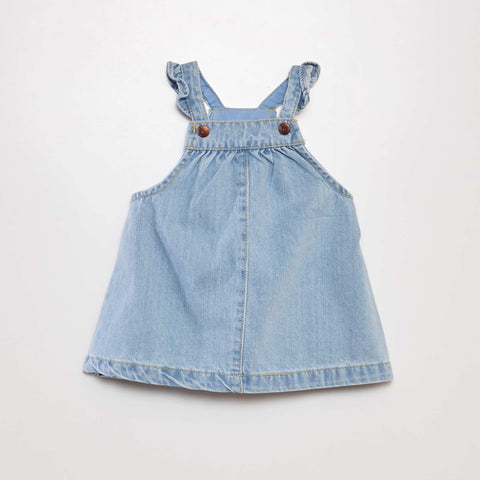 Robe salopette en jean