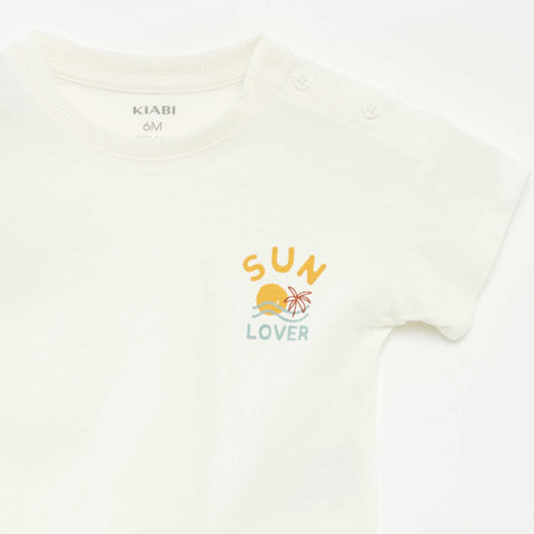 Ensemble short + t-shirt - 2 pièces