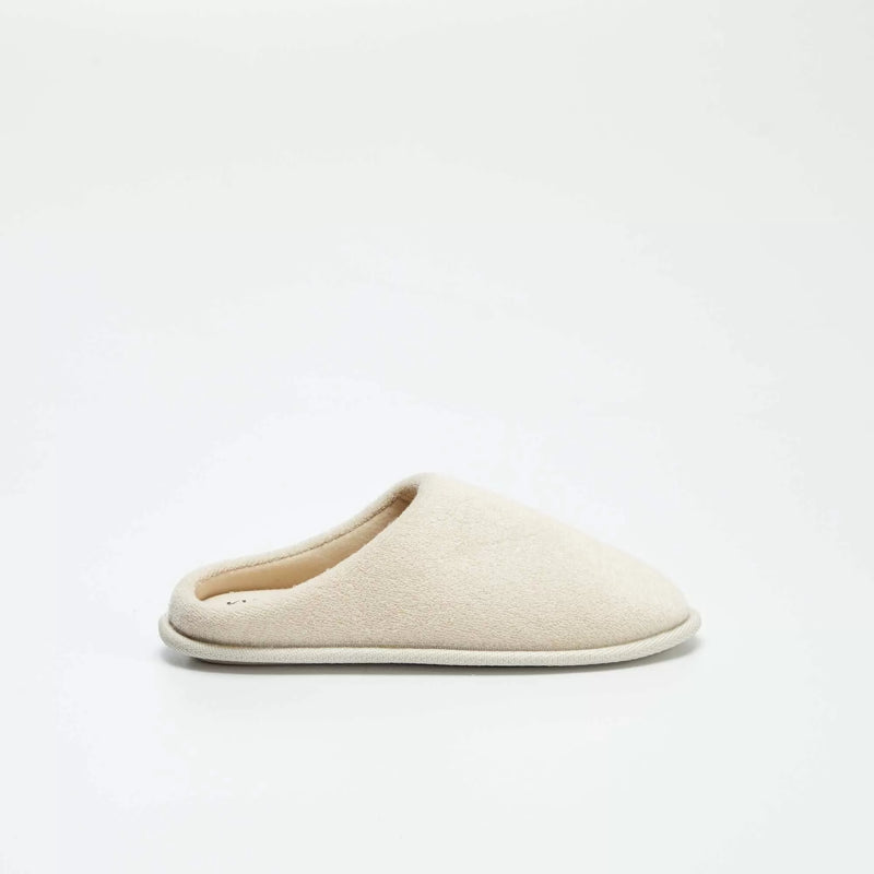 Chaussons mules unis