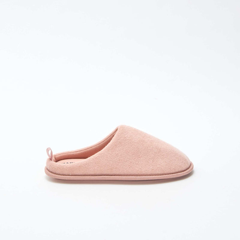 Chaussons mules unis