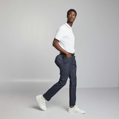 Polo en piqué  de coton