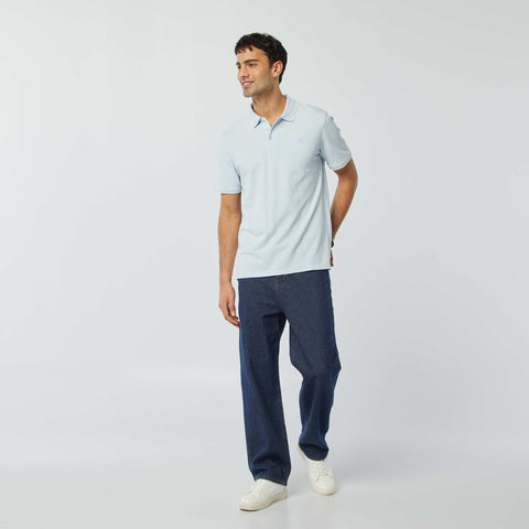 Polo en piqué  de coton