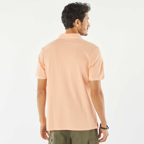 Polo en piqué  de coton
