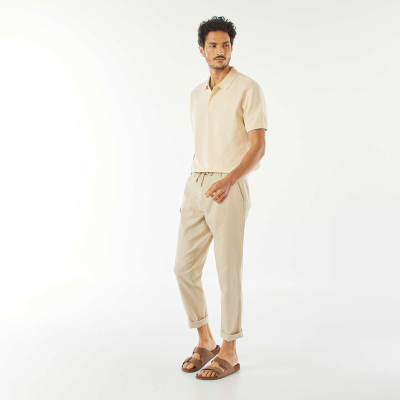 Polo en piqué  de coton