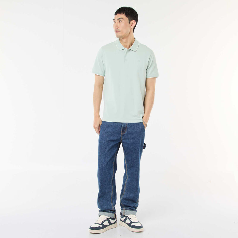 Polo en piqué  de coton