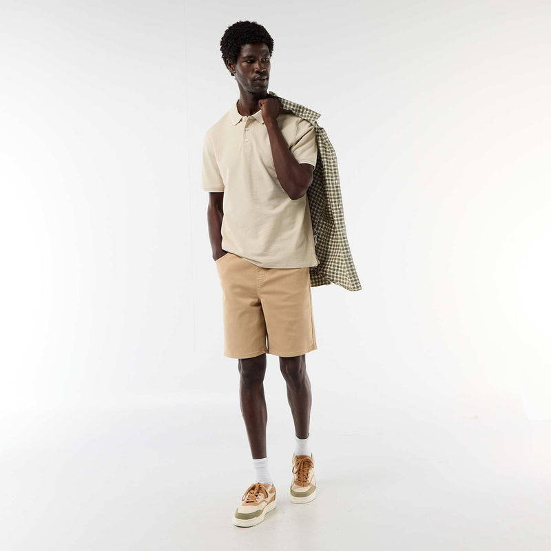 Polo en piqué  de coton