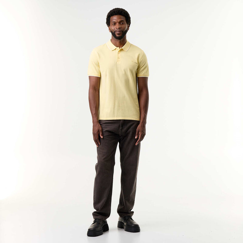 Polo en piqué  de coton